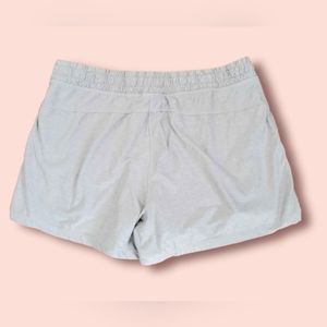 Reeboks ladies light gray athletic shorts sz 12